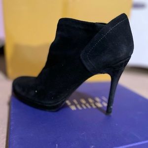 Stuart Weitzman Bluster Boot Black Suede Size 8.5